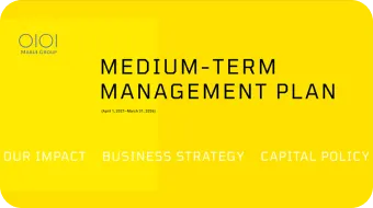 Thumbnail image: Medium-Term Management Plan Report